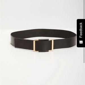 Vici Liori Faux Leather Large Buckle Belt
